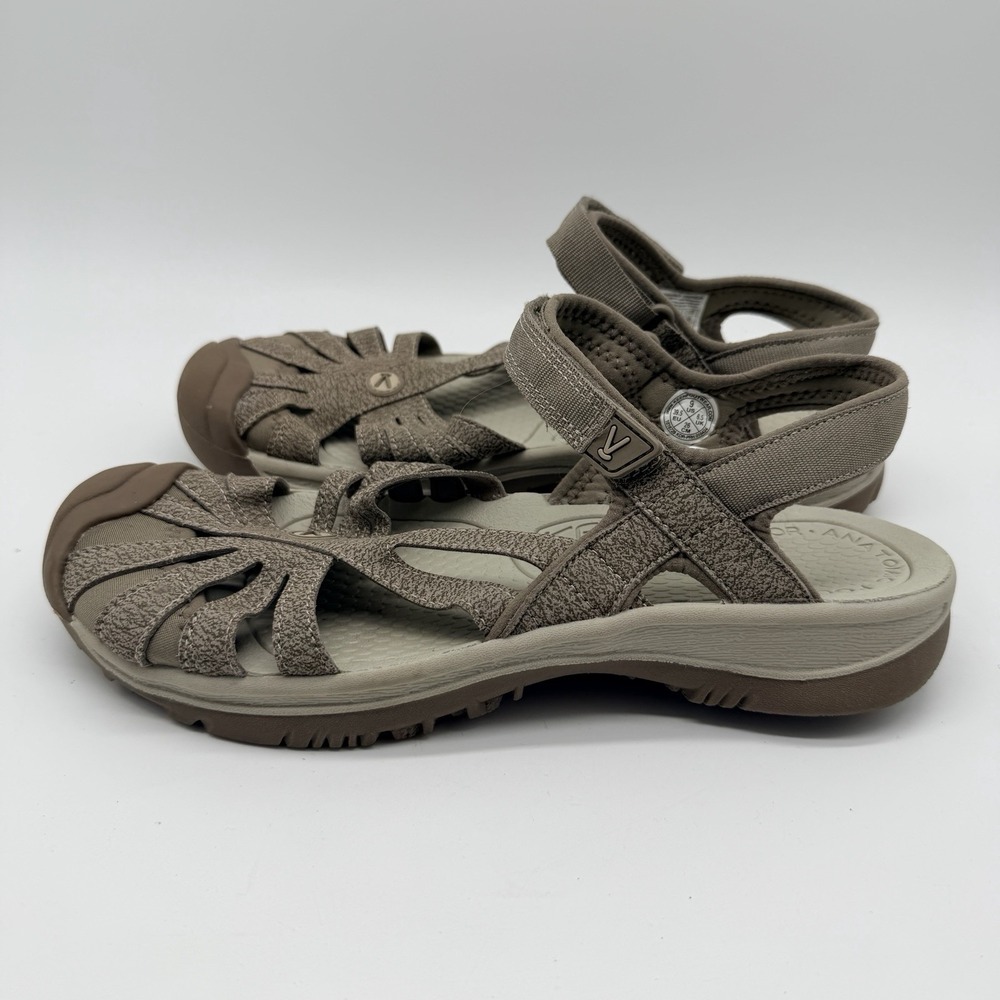 Keen Rose Sandal Women's Sz 9 Taupe Brown Sport Waterproof Hiking